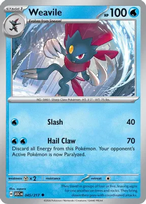 Weavile - 045/217 from ME: Ascended Heroes