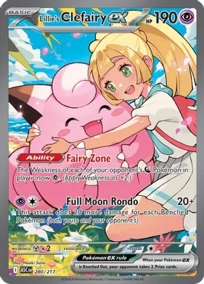 Lillie's Clefairy ex - 280/217 from ME: Ascended Heroes