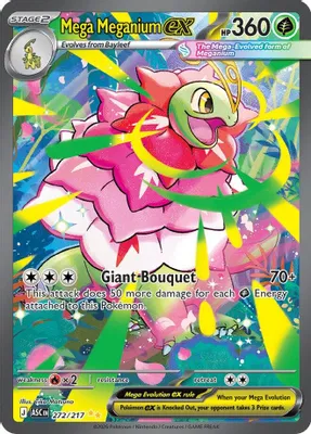 Mega Meganium ex - 272/217 from ME: Ascended Heroes