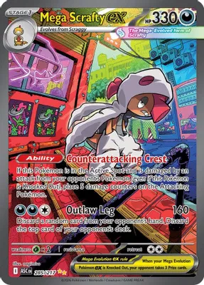 Mega Scrafty ex - 285/217 from ME: Ascended Heroes