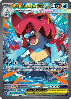 Mega Feraligatr ex - 274/217 from ME: Ascended Heroes