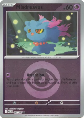 Misdreavus - 085/217 (Energy Symbol Pattern) from ME: Ascended Heroes
