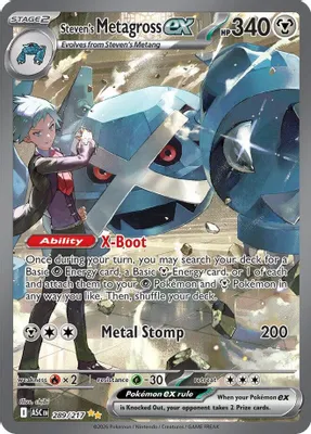 Steven's Metagross ex from ME: Ascended Heroes