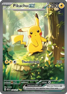 Pikachu ex - 276/217 from ME: Ascended Heroes