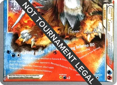 Suicune & Entei Legend LEGEND (95) - 2011 (Ross Cawthon) from World Championship Decks