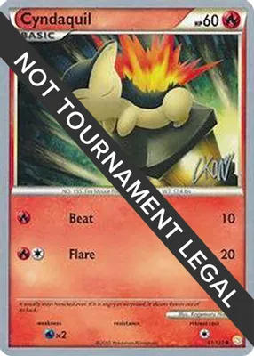 Cyndaquil - 2011 (Christopher Kan) from World Championship Decks