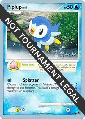 Piplup (72) - 2008 (Dylan Lefavour) from World Championship Decks