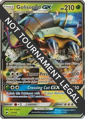 Golisopod GX - 2017 (Kabu Fukase) from World Championship Decks